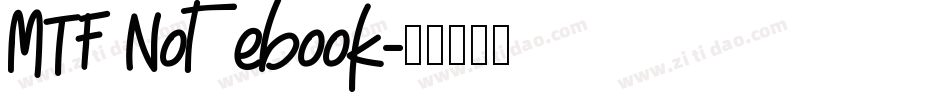 MTF Notebook字体转换